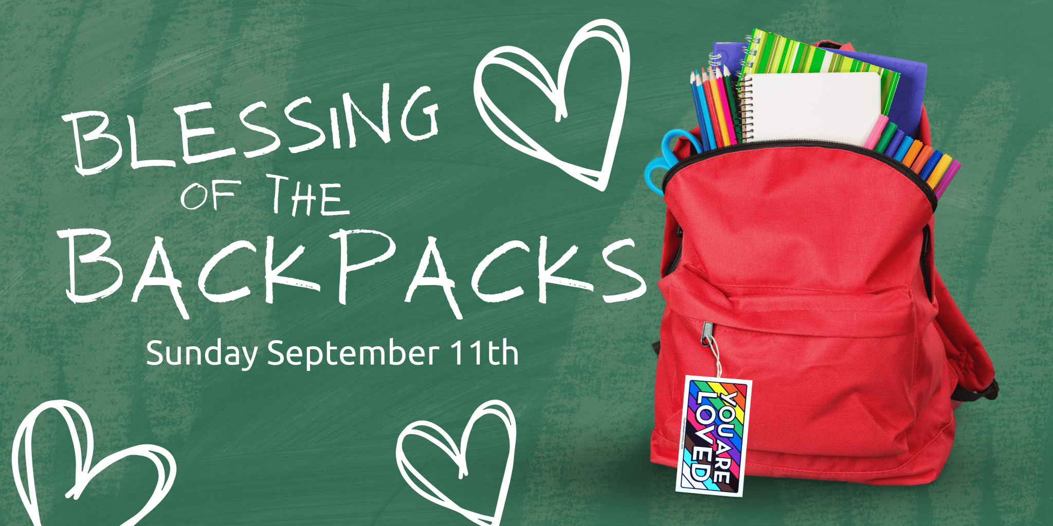 Blessing of the Backpacks – West Bloomfield Congregational Church UCC